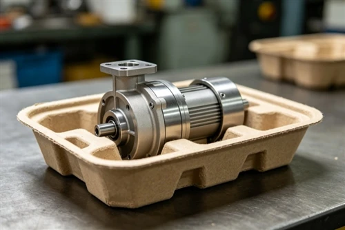 Heavy-Duty Molded Pulp Packaging For Industrial Parts: Machined Components, Pumps And Power Tools